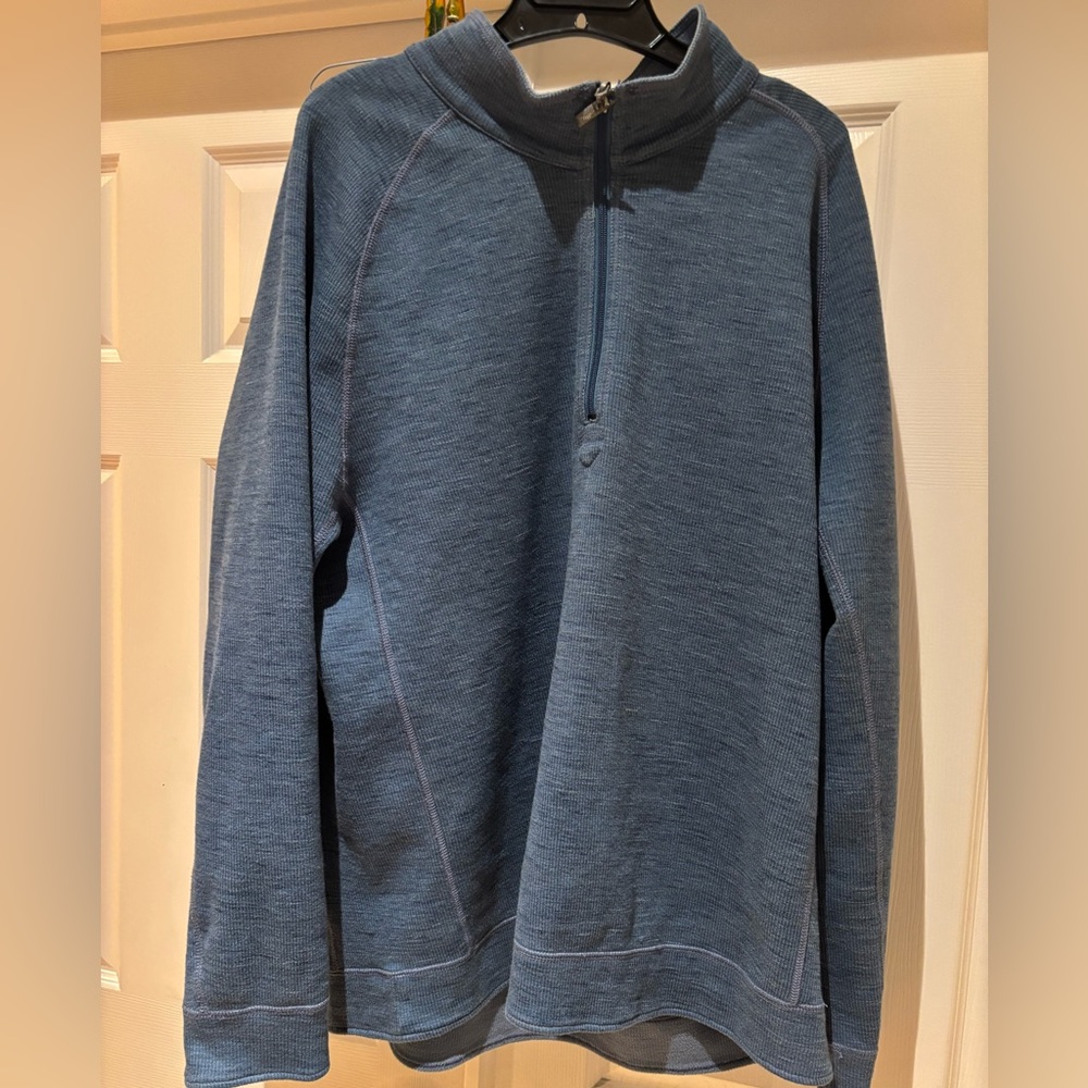 Tommy Bahama 1/2 Zip Sweater XXL blue
